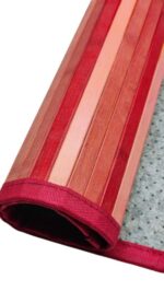 TAPIS BAMBOU ROUGE 45X75 cm