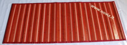 TAPIS BAMBOU ROUGE 45X75 cm
