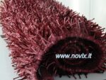 Tappeto Shaggy-Spaghetti 75X155 bordeaux