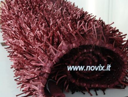 Tappeto Shaggy-Spaghetti 75X155 bordeaux