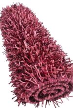 Tappeto Shaggy-Spaghetti 75X155 bordeaux