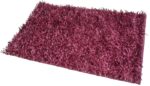 Tappeto Shaggy-Spaghetti 60x100 Bordeaux