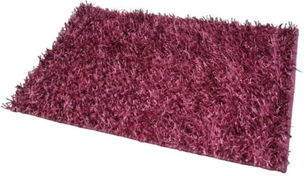 Tappeto Shaggy-Spaghetti 60x100 Bordeaux