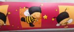 BORDURE ADHÉSIVE  ABEILLE FILM ROSE 174549