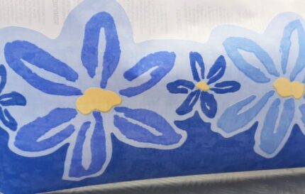BORDURE ADHÉSIVE  DAISY TRAIL BLEU