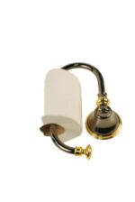 PORTE ROULEAU "CAMPANILE" NOIR DORE
