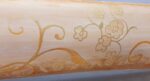 BORDURE ADHÉSIVE AVEC DES VAGUES D'OR