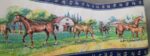 BORDURE ADHÉSIVE  AVEC DES CHEVAUX