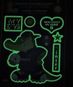 STICKERS INTER FOSFORESCENTI