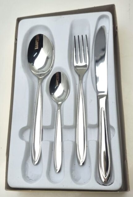 MORI COUVERTS INOX 18/10 PIÈCES ATHENA SET 24 PIÈCES