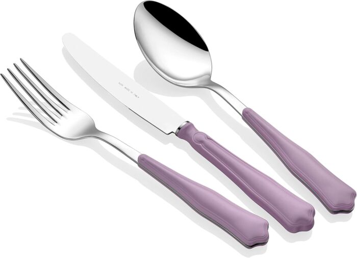 producto-18076-0-9903b340-700 MORINOX COUVERTS OPÉRA 24 pcs. 6 PERSONNES ACIER INOXYDABLE 18/10 et ABS COULEUR MALVIA