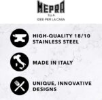 SERVICE À COUVERTS MOSELLA 24 pièces, acier inoxydable 18/10 BY MEPRA LUXURY
