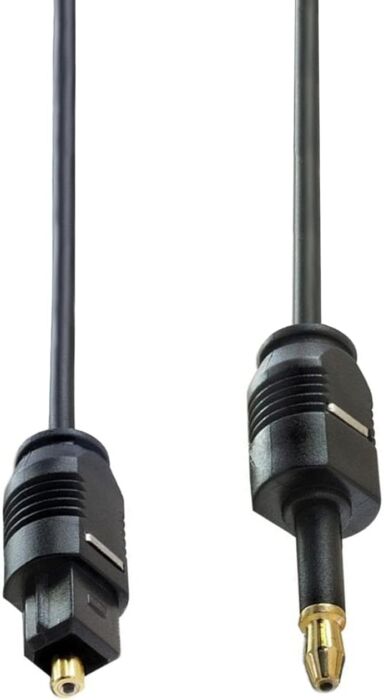 Cavo Audio Ottico Mini  da 3,5 mm a  2 m, Maschio a Maschio