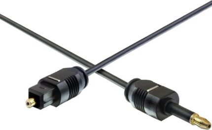Cavo Audio Ottico Mini  da 3,5 mm a  2 m, Maschio a Maschio