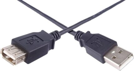 Cavo di Prolunga USB 2.0 da 0,5m, Cavo Dati High Speed ​​Fino a 480Mbit/s