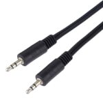Cavo Jack 1m, Spina Jack 3,5mm, Jack Stereo Maschio-Maschio, Cavo di Collegamento Audio Cuffie Aux, per TV Cellulari MP3