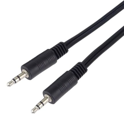 Cavo Jack 1m, Spina Jack 3,5mm, Jack Stereo Maschio-Maschio, Cavo di Collegamento Audio Cuffie Aux, per TV Cellulari MP3
