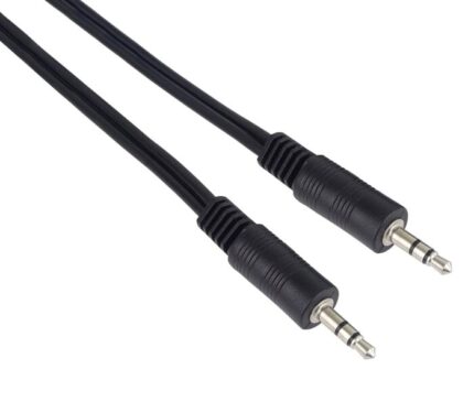 Cavo Jack 1m, Spina Jack 3,5mm, Jack Stereo Maschio-Maschio, Cavo di Collegamento Audio Cuffie Aux, per TV Cellulari MP3
