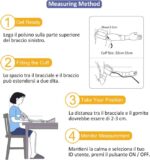 Misuratore di Pressione Sanguigna, Digitale Automatico da Braccio