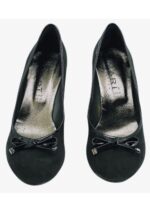 SCARPE DONNA DECOLLETE CON ZEPPA TACCO ALTO VERO VERA PELLE TAG. 39 BY MARI