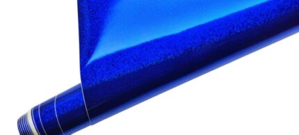 PLASTICA ADESIVA BRILLANTINI BLU