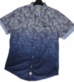CHEMISE BLEUE OMBRÉE À MANCHES COURTES TAILLE L PAR LEE COOPER