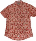 CHEMISE ROUGE À MOTIFS BLANCS TAILLE M PAR LEE COOPER