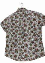 CHEMISE BLANCHE À FLEURS ROUGES TAILLE S BY LEE COOPER