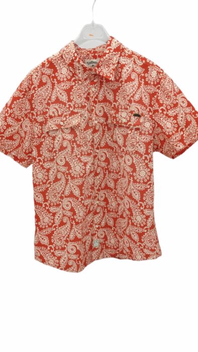 CHEMISE ROUGE À MOTIFS BLANCS TAILLE S BY LEE COOPER