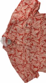 CHEMISE ROUGE À MOTIFS BLANCS TAILLE S BY LEE COOPER