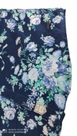 CHEMISE À FLEURS BLEU FONCÉ MANCHES COURTES TAILLE L PAR LEE COOPER