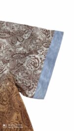 CHEMISE BRUNE OMBRÉE MANCHES COURTES TAILLE L BY LEE COOPER