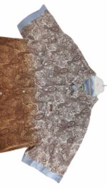 CHEMISE BRUNE OMBRÉE MANCHES COURTES TAILLE L BY LEE COOPER