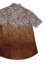 CHEMISE MARRON NUANCÉ MANCHES COURTES TAILLE S PAR LEE COOPER