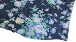 CHEMISE BLEU FONCÉ A FLEURES BLEUES CLAIRES MANCHES COURTES TAILLE M PAR LEE COOPER