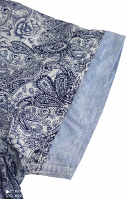 CHEMISE BLEUE OMBRÉE MANCHES COURTES TAILLE M PAR LEE COOPE