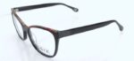 MONTATUTA OCCHIALI DA VISTA DONNA NERO SFUMATURE ROSSO BY O-SIX OV-454 FANO