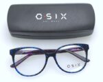 MONTATURA OCCHIALI DONNA NERO BLU BY O-SIX OV-464 RIGA 52/15 C43 140 mm.
