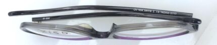 MONTATURA OCCHIALI DA VISTA DONNA BICOLORE GREY/VIOLA BY O-SIX OV-454