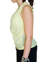MAGLIETTA SENZA MANICHE CANOTIERA DONNA GIALLO TAG. XS, S BY ORIGINAL MARINES