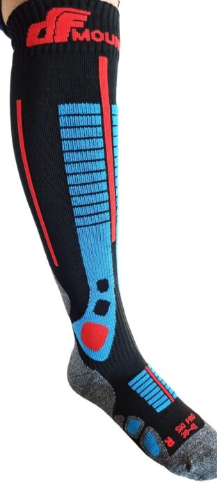 CALZINI SKI PRO UOMO LUNGHI AL GINOCCHIO BY dF MOUNTAIN MADE IN ITALY