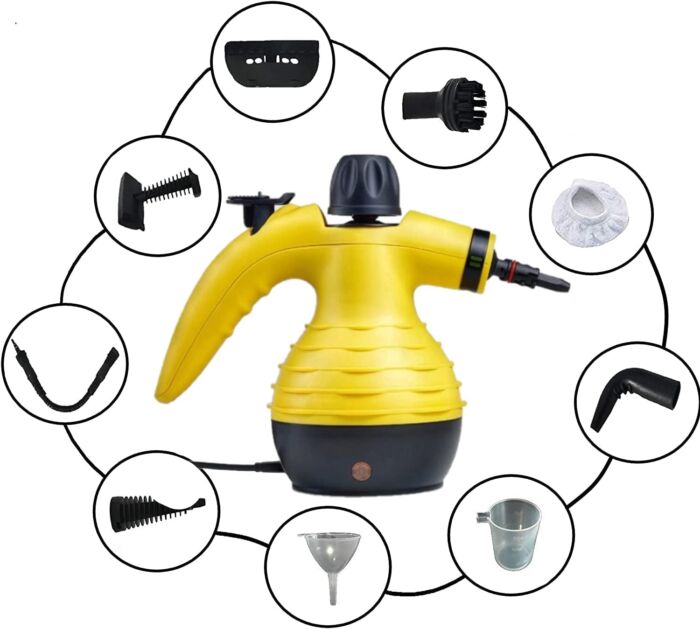 product-19372-0-62b183cd-700 PULITORE VAPORE VAPORETTO PORTATILE MACCHINA PULITRICE ELETTRICA POTENZA 1050WEN