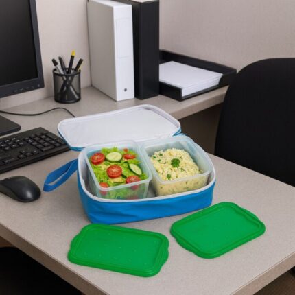 Borsa termica pranzo al sacco Gio'style + 2 contenitori alimentari