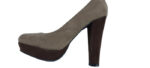 SCARPE DONNA TACCO ALTO MARRONE BEIGE TAG.36 BY CONBIPEL MADE IN ITALY