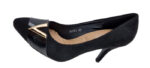 SCARPE DONNA  DECLOTE' VERA PELLE CAMOSCIO NERO BY FELIROSE 37