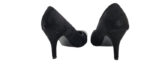 SCARPE DONNA  DECLOTE' VERA PELLE CAMOSCIO NERO BY FELIROSE 37