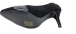 SCARPE DONNA  DECLOTE' VERA PELLE CAMOSCIO NERO BY FELIROSE 37