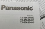 OCCHIALI 3D TY-EP3D20 PANASONIC E PEZZI