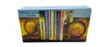 Set 2x fermalibri mappamondo antico