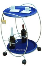 CARRELLO ORIGINALE TONDO 2 LIVELLI MADE IN ITALY